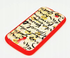 ETUI GUMOWE SILIKON NAPIS SAMSUNG GALAXY S4 i9500
