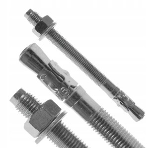 KOTWA STALOWA EKSPRESOWA PIERŚCIENIOWA DO BETONU OCYNK M16x180