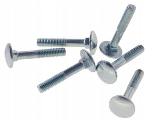 6 ŚRUBY METRYCZNE ZAMKOWE PODSADZANE M6x35mm OCYNK