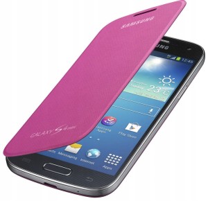 RÓŻOWE ETUI FLIP COVER SAMSUNG GALAXY S4mini i9190