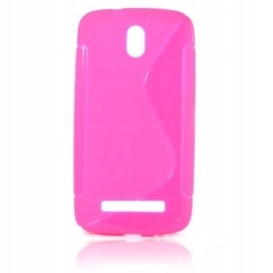 DZIEWCZĘCE ETUI SILIKONOWE HTC DESIRE 500 GUMA róż