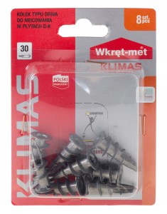 KOŁKI DO PŁYT GK RIGIPS 8szt KOŁEK METALOWY DRIVA