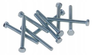 10szt ŚRUBY METRYCZNE M5 x50mm OCYNK KL 5.8 DIN931
