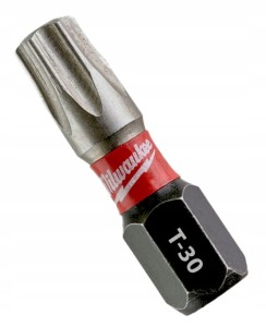 Bit udarowy grot końcówka Milwaukee TX 30 TORX T-30 T30 Shockwave 25mm