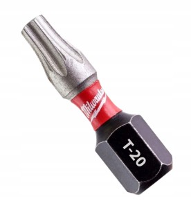 Bit udarowy końcówka grot Milwaukee TX 20 TORX T-20 T20 Shockwave 25mm