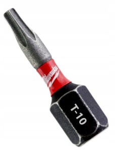 Bit udarowy końcówka grot Milwaukee TX 10 TORX T-10 T10 Shockwave 25 mm