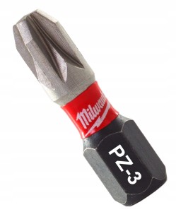 Bit udarowy grot końcówka do wkrętarki Milwaukee PZ3 Philips 25mm