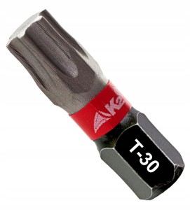 Bit udarowy końcówka grot do wkrętarki K2 Impact TX30 TORX T-30 S2 25mm