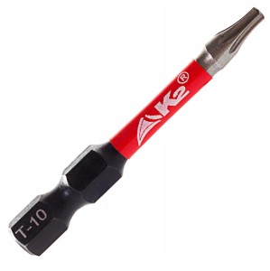 Bit udarowy końcówka grot do wkrętarki K2 Impact TX10 TORX T-10 S2 50mm