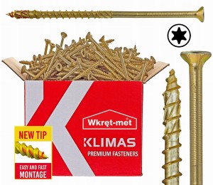 WKRĘTY CIESIELSKIE 5x60 TORX25 ŁEB STOŻKOWY DO ŁĄCZENIA DREWNA 200szt