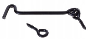 HACZYK ZAMYKAJĄCY WKRĘCANY DO DRZWI SKRZYŃ 10cm