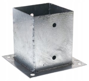 PODSTAWA SŁUPA PROSTOKĄTNA PSP 160 PRZYKRĘCANA