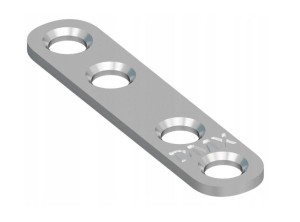 ŁĄCZNIK MEBLOWY MONTAŻOWY 57x13x2mm FLW60 4 SZTUKI