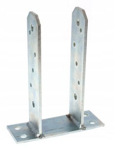 PODSTAWA SŁUPA TYP TT PRZYKRĘCANA DO BETONU 70x200