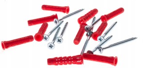 KOŁKI ROZPOROWE 80x40 Z WKRĘTEM WKRĘT 60 10szt