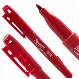 Marker Milwaukee pisak flamaster znacznik mazak budowlany cienki czerwony