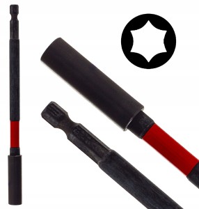 MAGNETYCZNY UDAROWY UCHWYT DO BITÓW K2 KOŃCÓWKA PRZEDŁUŻKA NASADKA 152 mm