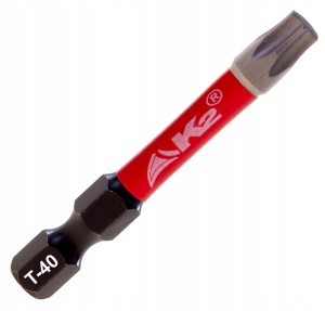 Bit udarowy końcówka grot do wkrętarki K2 Impact TX40 TORX T-40 S2 50mm