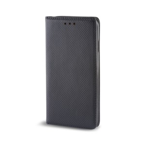 CZARNY POKROWIEC ETUI HUAWEI NOVA PORTFEL MAGNES