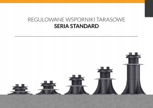 Wsporniki tarasowe regulowane Taras wentylowany