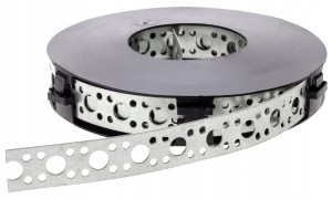 Taśma montażowa perforowana 19x0,7 10mb spiro