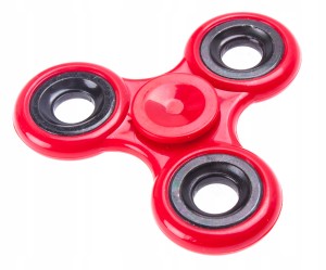Fidget Spinner Turbo Spiner czerwony długa zabawa