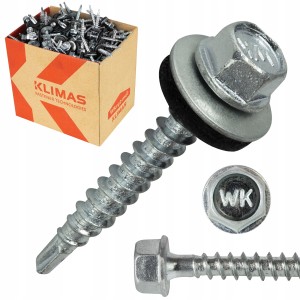 Wkręty farmerskie z podkładką EPDM Wkręt-Met 4,8x35mm 250 sztuk do blach